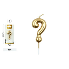 Punto interrogativo candelina ? h.9 cm