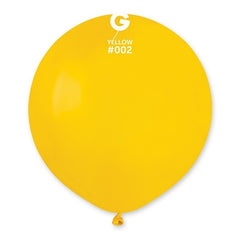 Palloncino in lattice 19" g19 giallo "yellow 002" 25pz