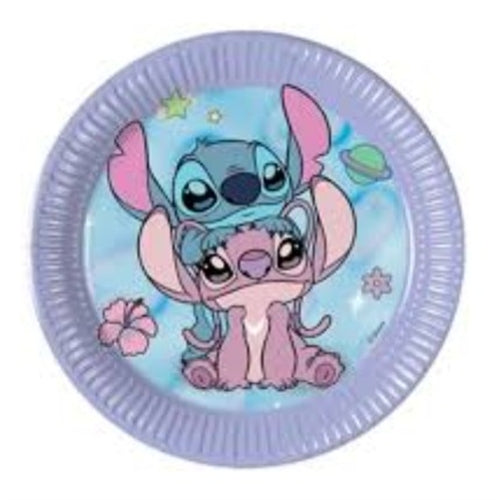 Piatti stitch & angel 20 cm 8 pz – disney