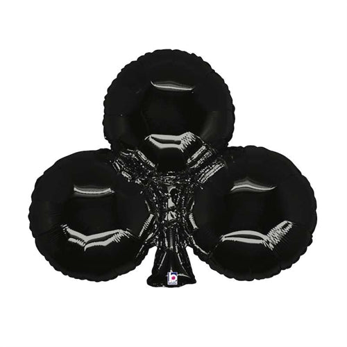 Palloncino 39" fiori poker "casino' club"