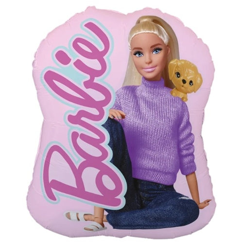 Palloncino foil 21" sagomato barbie – rosa
