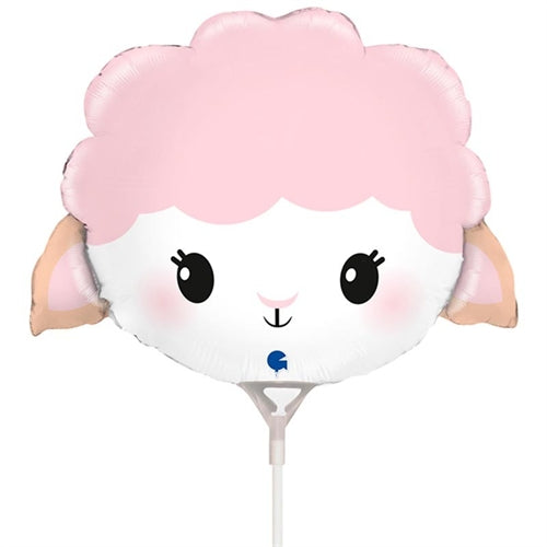 Mylar mini shape pecorella "cute sheep" 14"