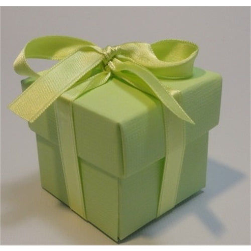 Scatolina seta verde 50x50x50 f/c