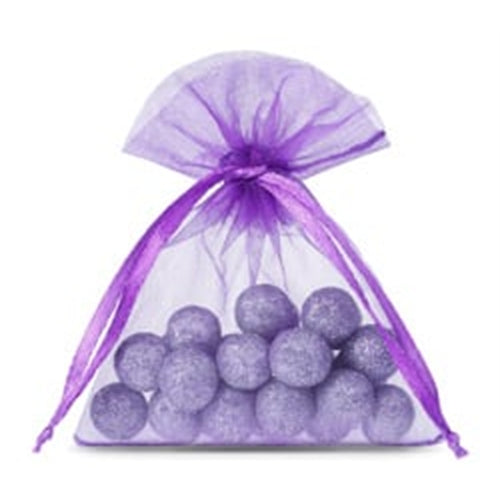 Sacchetto organza 9 x h. 12 cm lavanda