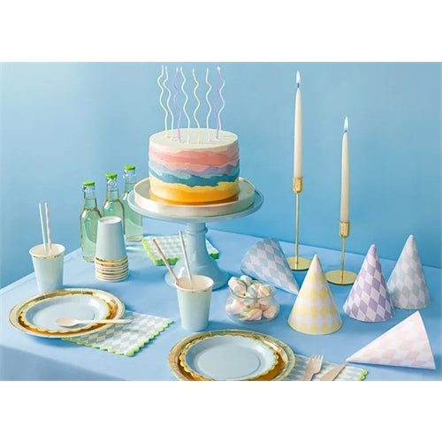 Candele di compleanno ricciolo, mix, 14cm