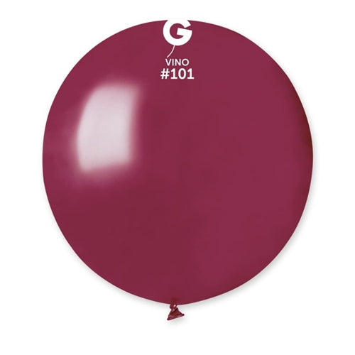 Palloni in lattice g19 19" vino 101 25 pz