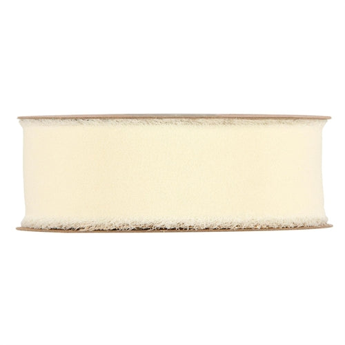 Nastro organza 30mm x 100 mt crema 02