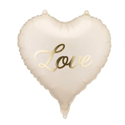 Palloncino in foil a forma di cuore, amore, 45 cm, mix