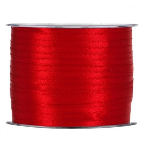 Nastro raso 3 mm x 100 mt light rosso 08