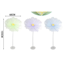 Fiori in organza h. 135 cm l. 60 cm col.ass.