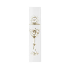 Candele ihs, bianche, 29 cm