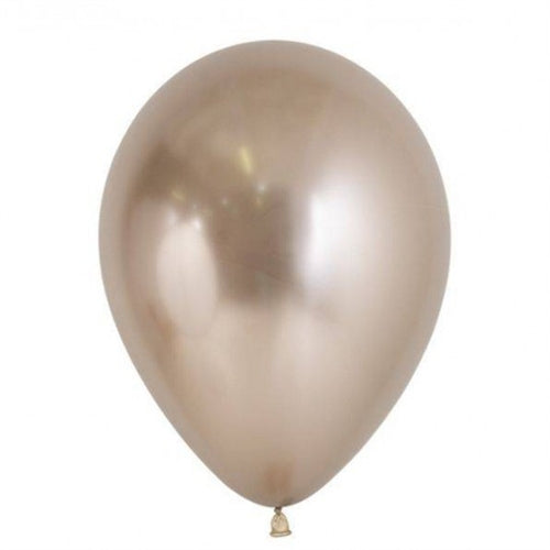 Palloncino sempertex champagne cromato 12" pz.12