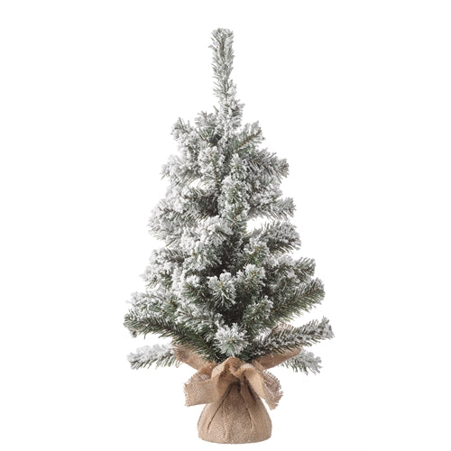 Albero natale con base in juta d. 11 x h. 60 cm