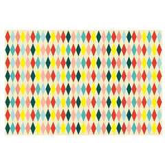 Tovaglia di carta diamanti, mix, 180 x 120 cm
