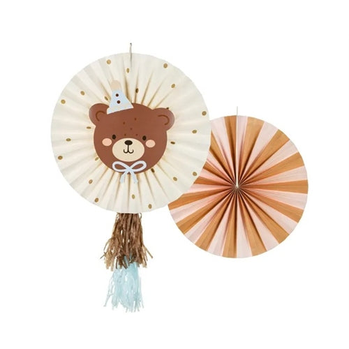 Rosette decorative orso, set, 30-35 cm