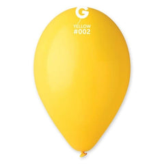 Palloncino in lattice 12" g110 giallo "yellow 002" 50pz