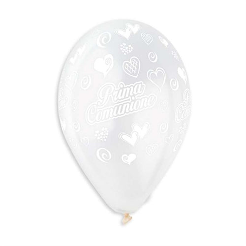 Palloncini stampati prima comunione 12" 100 pz