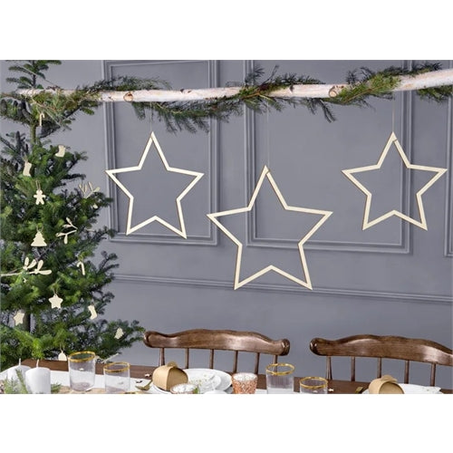 Decorazioni sospese stelle, mix