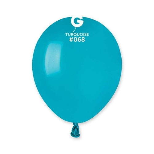 Palloncino gemar a50 5" 100 pz turchese 068