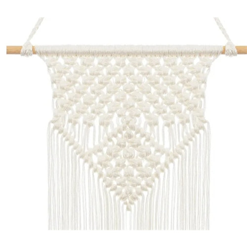 Tendina macrame'' panna 30x49 cm