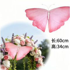 Farfalla decorativa gigante 60x34 cm