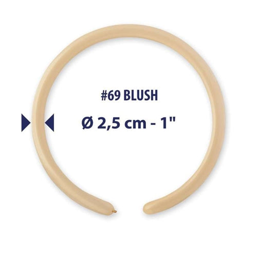 Palloncini modellabili 1" cipria 069 d2 100 pz