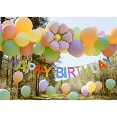 Striscione di buon compleanno, 2,2 m