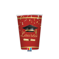 Bicchieri laurea glamour 8 pz