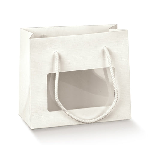 Shopper bianca c/finestra 160x80x140