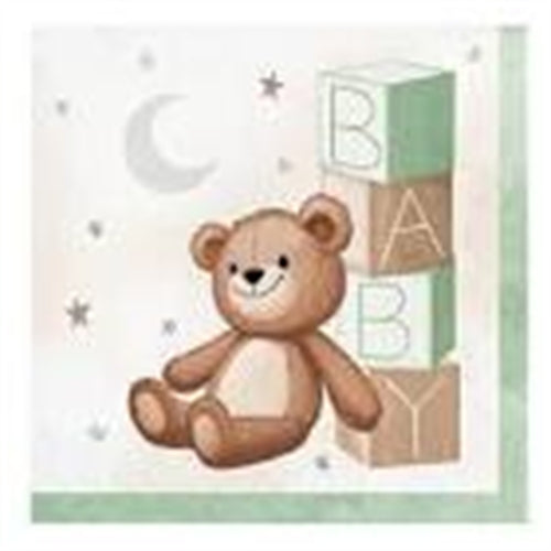 Tovaglioli 33x33 cm teddy - orso