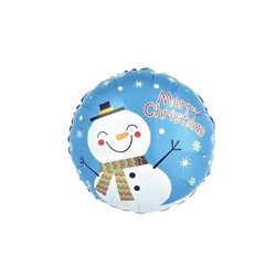 Mylar pupazzo di neve tondo 18"