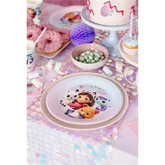 Piatti di carta gabby's dollhouse, assortiti, 23 cm