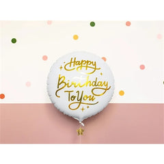Mylar happy birthday to you 18" tondo
