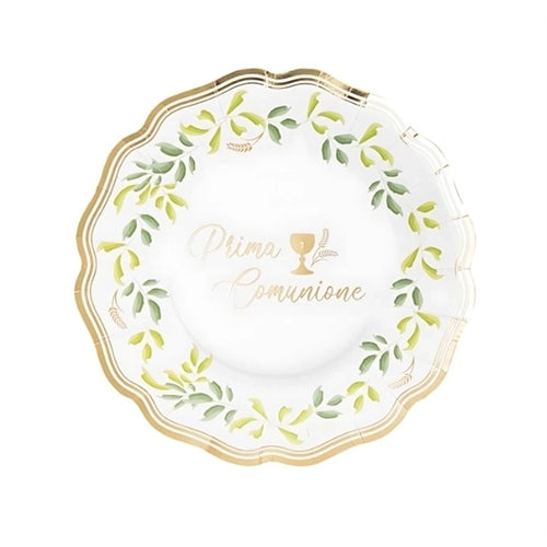 Piatti new liberty prima comunione 21 cm cf. 8