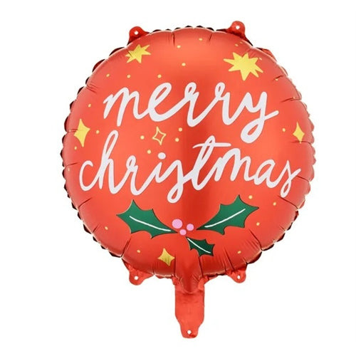 Palloncino foil buon natale, 45 cm, mix