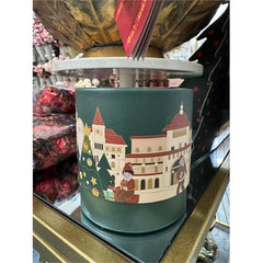 Scatola regalo christmas villahe diam. 11 cm x h. 10,5 cm