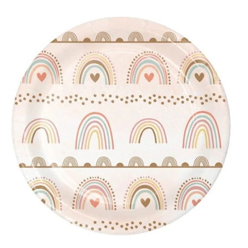 Piatti arcobaleno 18 cm 8 pz