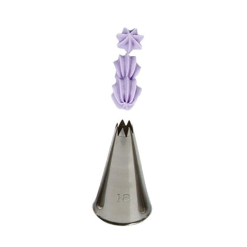 Cornetto blisterato stella aperta n 18 decora