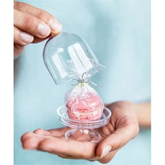 Alzatina mini in plastica boxes cake h. 7,5 cm set 3 pz