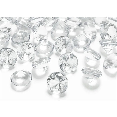 Diamanti trasparenti 20 mm 10 pz