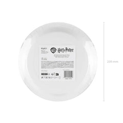 Piatti di carta di harry potter, 23 cm, beige