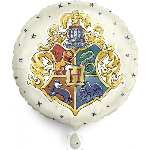 Palloncino foil harry potter – stemma hogwarts 45 cm