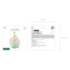 Palloncino in lamina per cupcake, 48x68 cm
