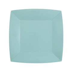 Piatti quadrati azzurro – 18 × 18 cm – 10 pz