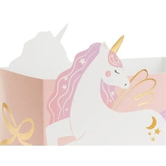 Scatole di snack con castello e unicorni, mix