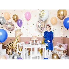 Palloncino in lamina con la scritta "buon compleanno", 45 cm, rosa chiaro