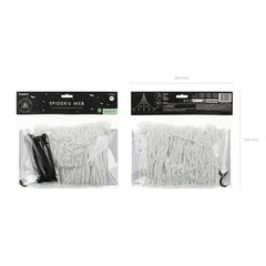 Decorazione ragnatela, bianco, 5x4m