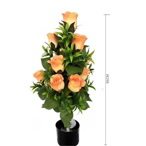 Pianta di boccioli di rose h. 86 cm