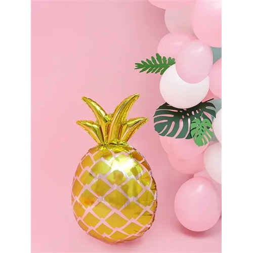 Palloncino foil ananas, oro, 38x63cm