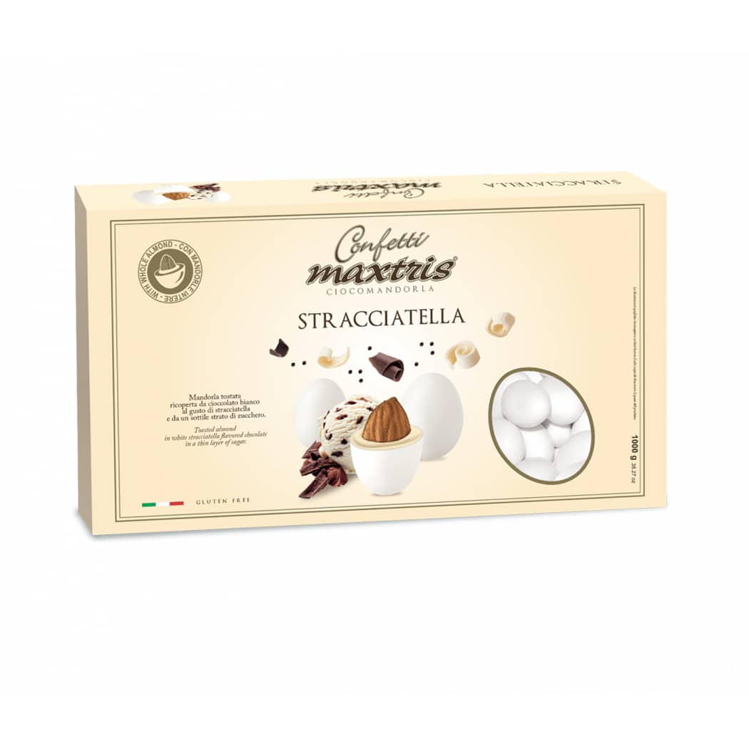 Confetti bianchi maxtris stracciatella - 1 kg